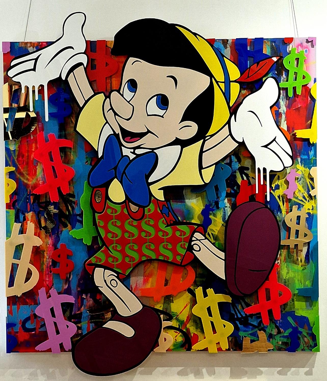 Pinocchio Love 3D Neon / Love 3D