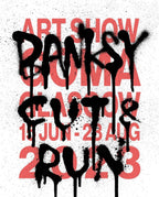 Bansky Cut and Run - Book, Tote bag, And 2 Art Prints