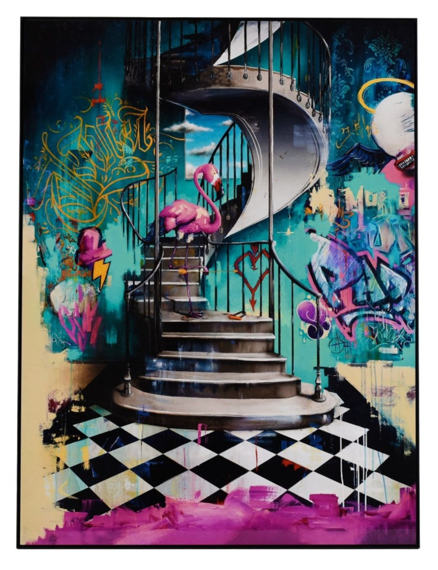 Flamingo on Spiral