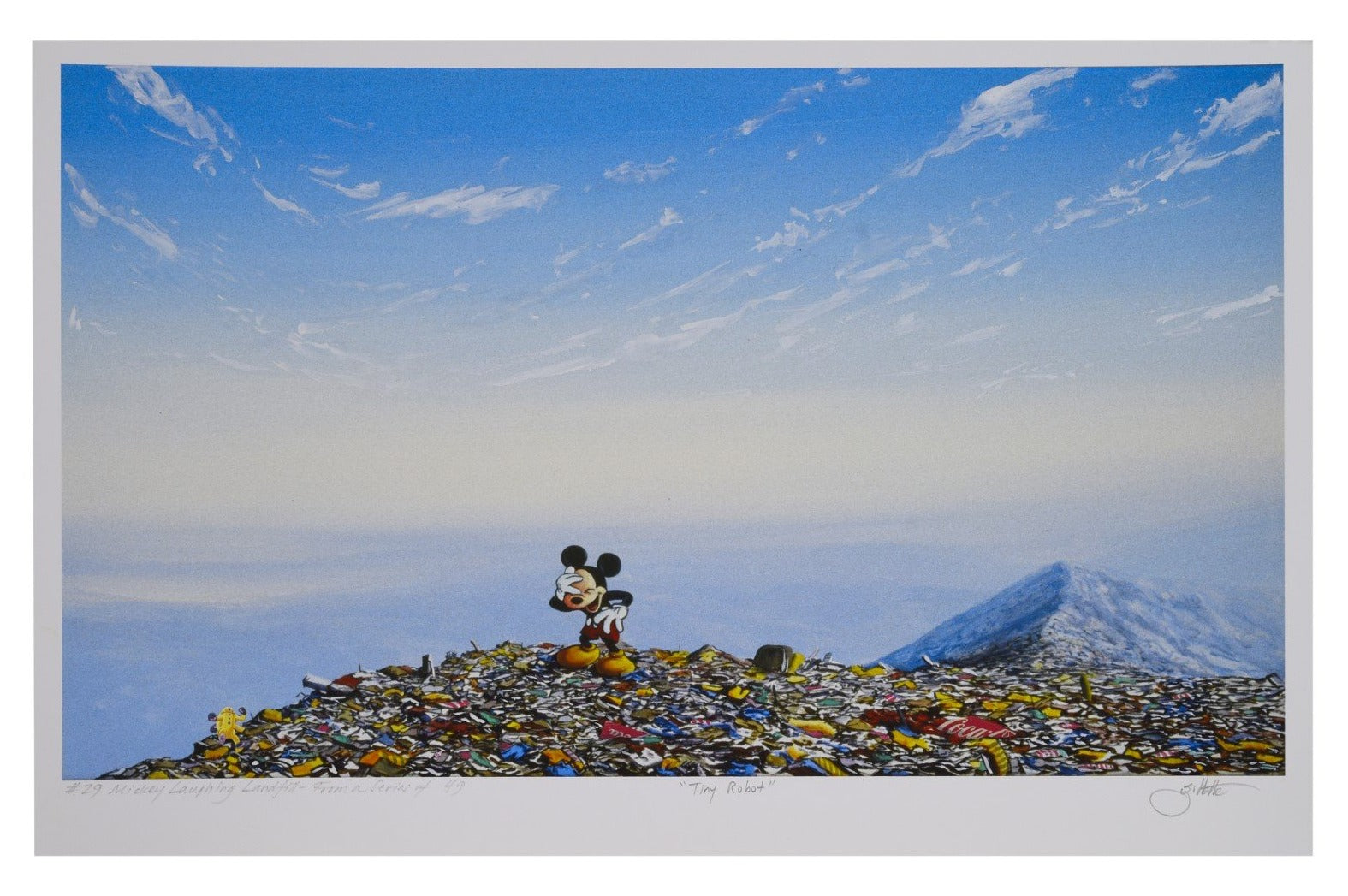 Laughing Mickey Landfill #29 Tiny Robot (2016)