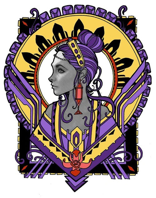 Deco Liz Purple