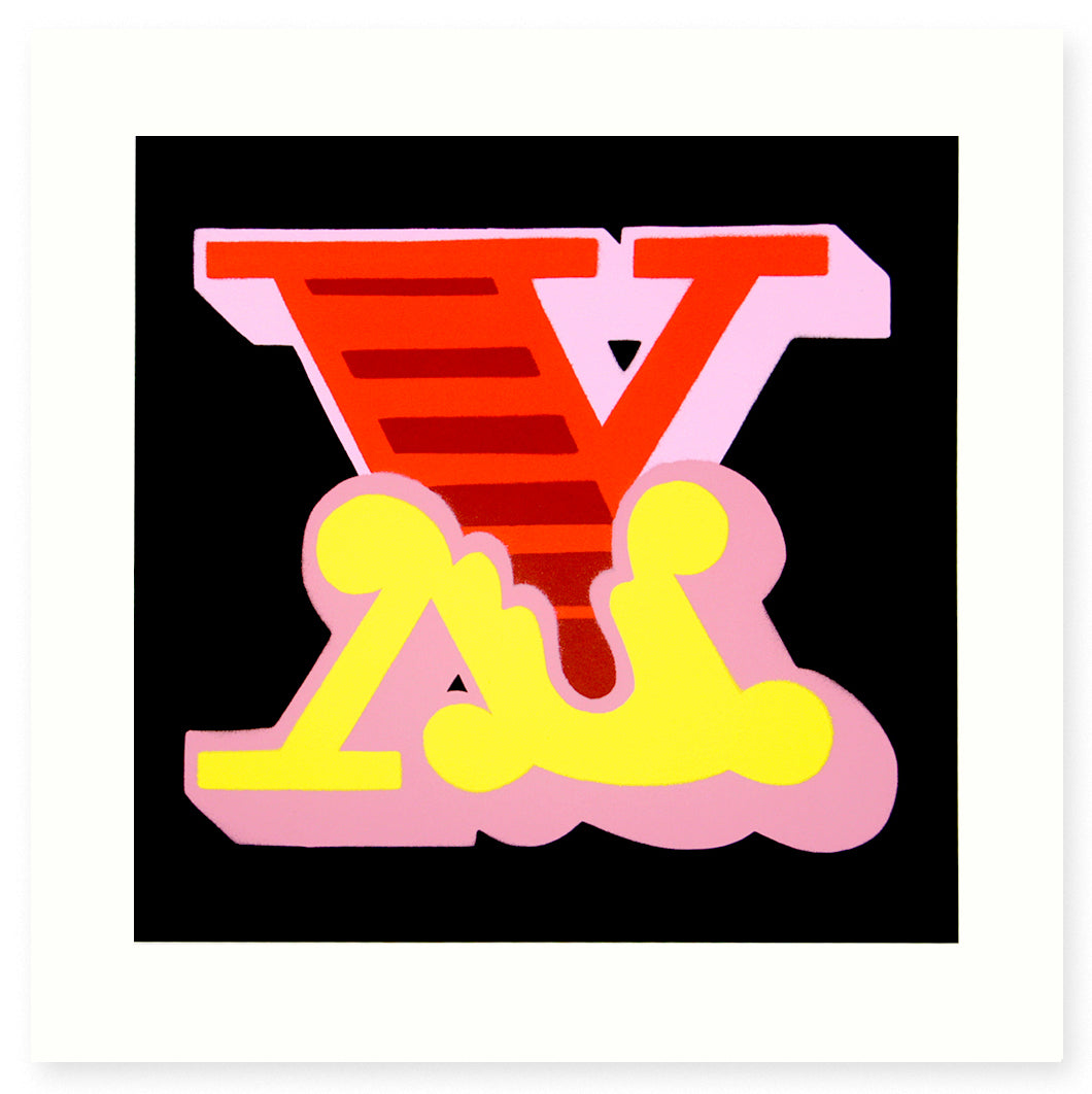 Letter X Orange & Yellow (2015)