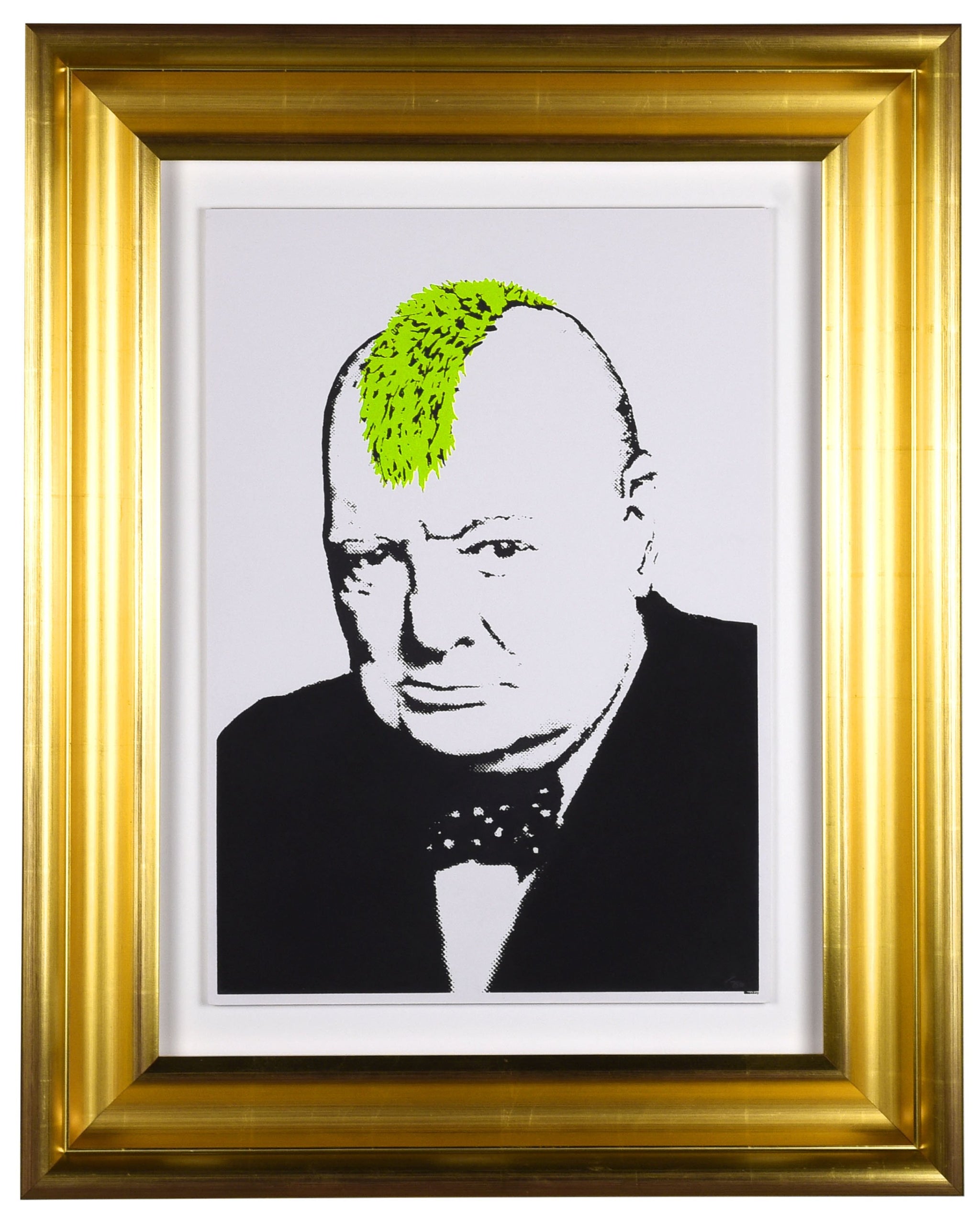 額装 Banksy Turf War WCP バンクシー シルクスクリーン（Banksy